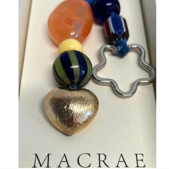 🧡🔹️MACRAE🔹️ Multicolor Whimsical Key Chain Bag Charm - Picture 4 of 4